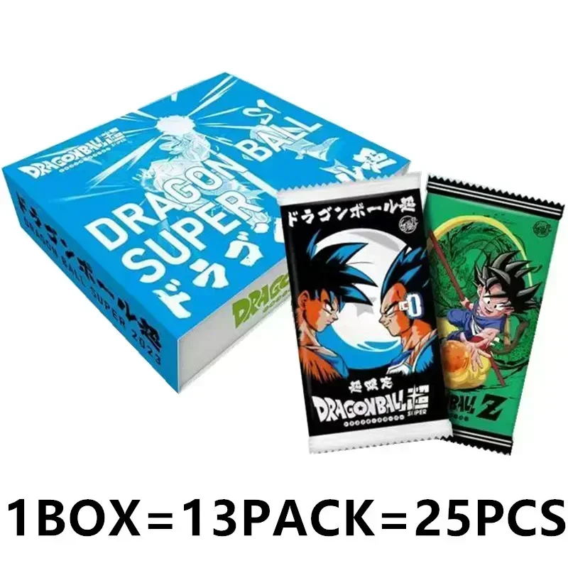 anime Dragon Ball Cards Shiny Son Goku Saiyan Vegeta Anime Trading Battle Booster Box Game Children Collection Card Gift Toy