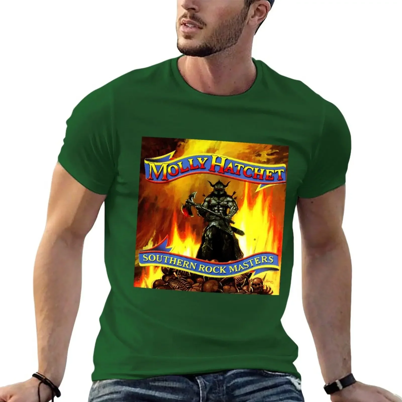 New molly hatchet rock 2024 kakakatin T-Shirt tees plus size t shirts oversized t shirt men Male fashion Hot Sale men clothing