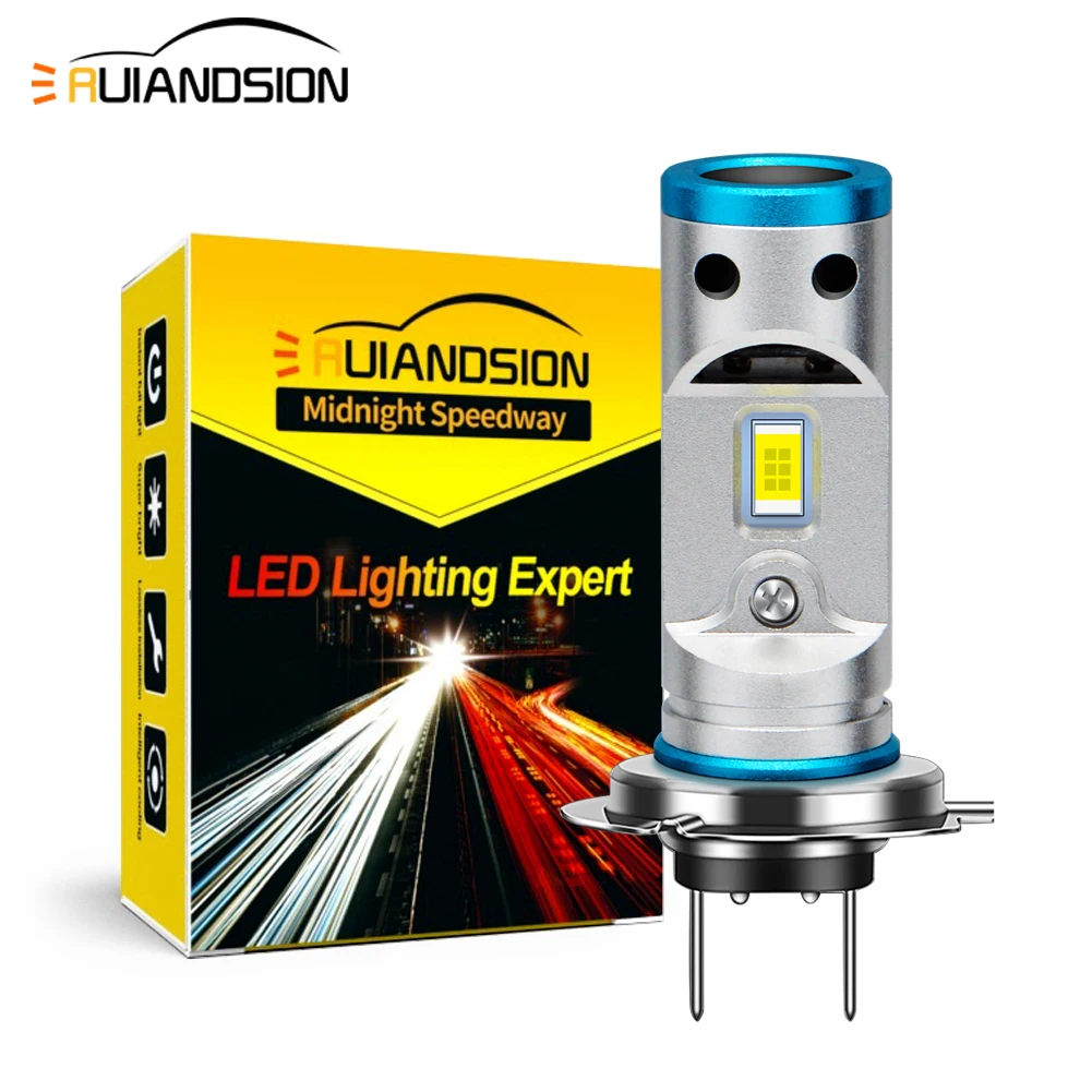 

H7 LED CANBUS Bulbs for Headlight Fog Light Error Free 10-30V DC Super Bright 3600Lm with Cooling Fan fit Car Truck RV SUV