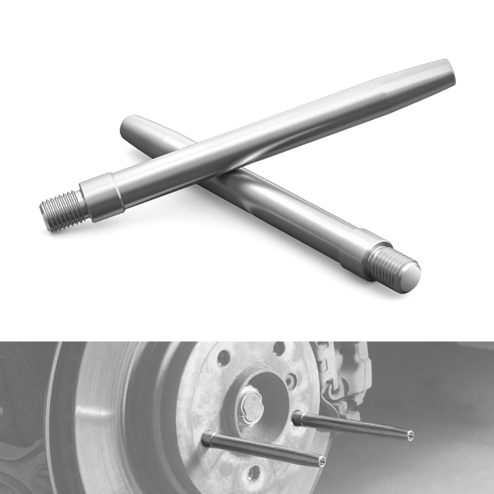 M12x1.5mm Wheel Hanger Pin for BMW E46 E90 E39 E87 E36 E92 E93 E34 E60 E64 E38 Z4, for MINI R50 R52 R53, for Mercedes W203 W124