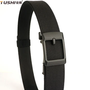 Tushi Gürtel harter taktischer Gürtel für Männer Metall automatische Schnalle ipsc Pistole Gürtel 1100d Nylon Militär gürtel Outdoor Sport gürtel männlich