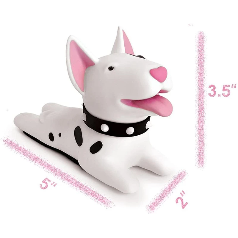 Cute Dog Door Stopper, Bull Terrier Door Stop Decorative Animal Doorstop Door