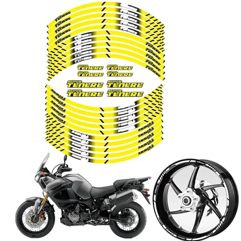 For YAMAHA super TENERE 750 1200 XT1200Z Motorcycle Parts Contour Wheel Decoration Decal Sticker - C