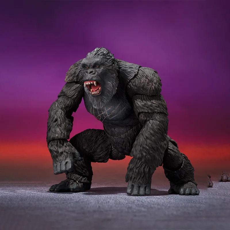 Original Bandai S.H.MonsterArts MONSTERVERSE. KONG FORM GODZILLA Figure Finished Model kit  Anime full Action Toy Gift for kids