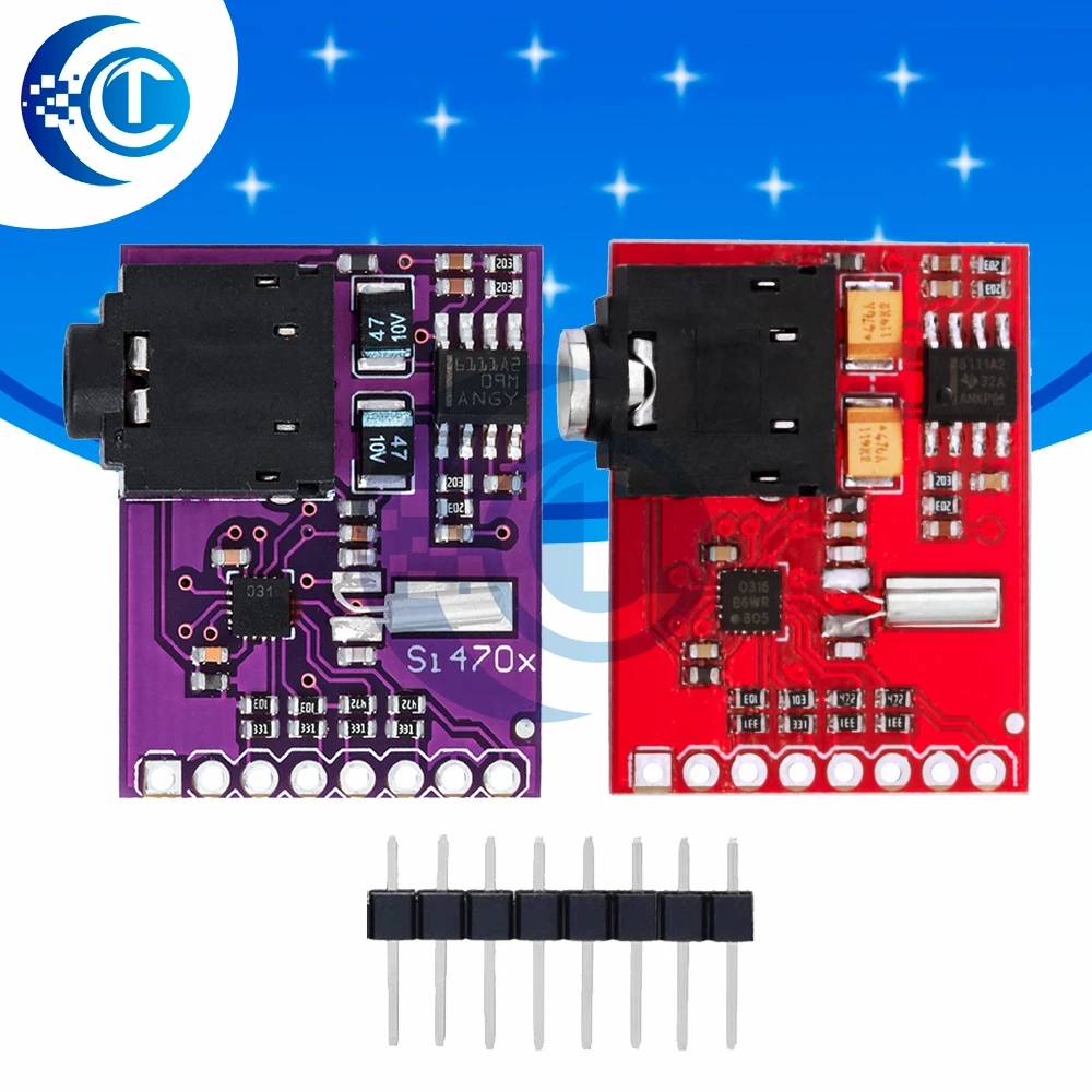 Коммутационный модуль FM-тюнера Si4703 RDS: совместим с Arduino/AVR/PIC/ARM — оценочный класс, фильтрация радиальных данных Коммутационный модуль FM-тюнера Si4703 RDS: совместим с Arduino/AVR/PIC/ARM — оценочный класс, фильтрация радиальных данных