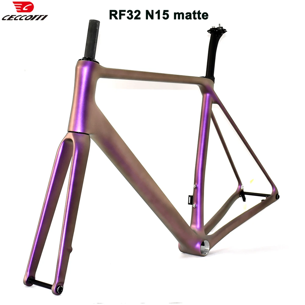 CECCOTTI RF32 نموذج مكبح قرصي إطار دراجة هوائية T1000 كامل الكربون خفيفة للغاية دراجة إطارات الراقية تخصيص اللون #3