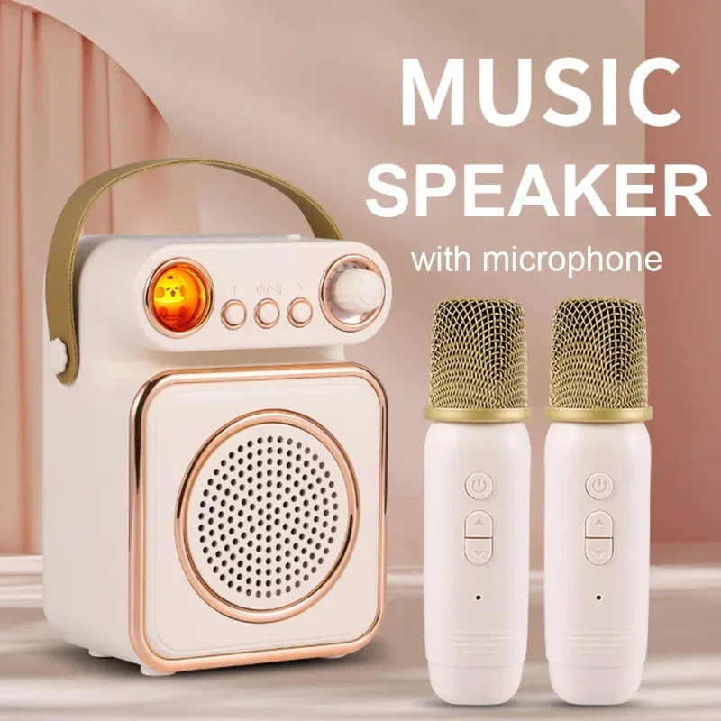 

Wireless Caxia De Som Bluetooth Speaker Outdoor Music Center Karaoke Integrated Audio Portable Children's Sound System with Mic