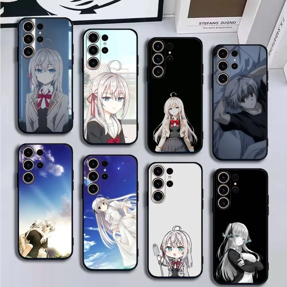 

Yosuga No Sora Phone Case For SamsungS25,24,21,22,23,30,Ultra,20,Plus,Fe,Lite,Note,10,9,Soft Black Cover