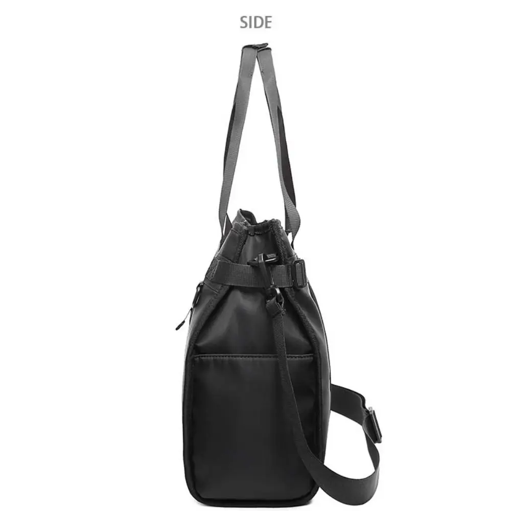 Multi-pocket Large Capacity Oxford Briefcase Multi-functional Waterproof Men Handbag Portable Solid Color Shoulder Bag Travel