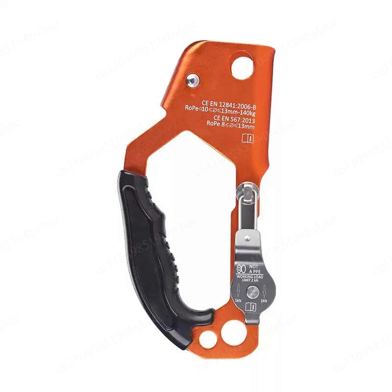 Fall Protection Equipment CE Outdoor Climbing Equipmentred Right Hand Ascender With Pulleys Safety Protection