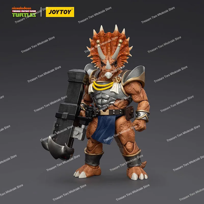JOYTOY 1/18 TMNT Figure Captain Zorax Adjutant Zork Triceraton Infantryman Anime Action Figures Figurines Models Toys Gifts