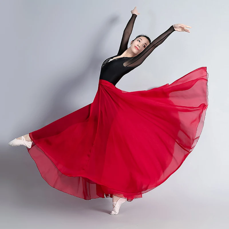 720 度チベットダンス衣装フラメンコダンスパフォーマースカート女性クラシックダンスステージ新疆ダンス衣装