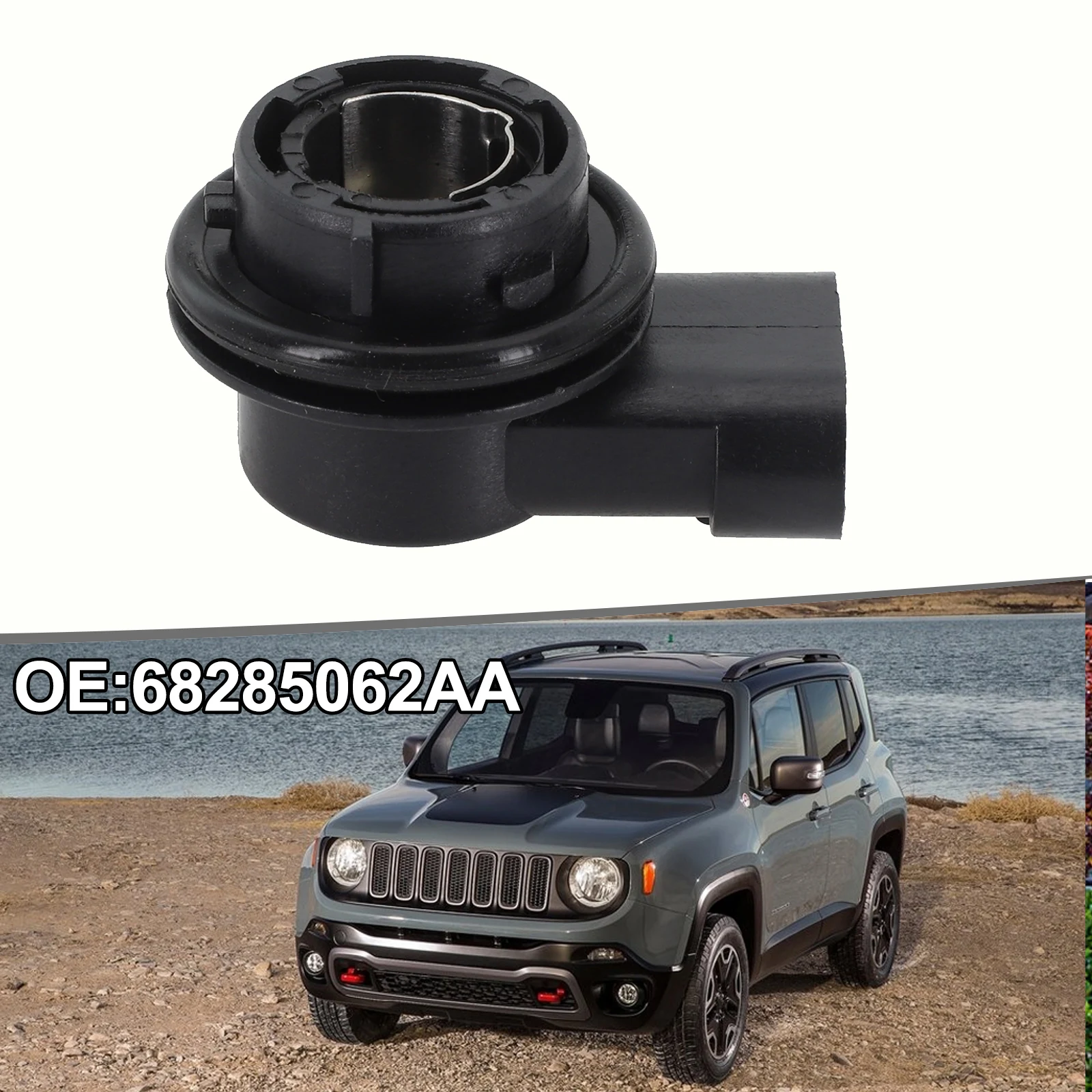 

1pc Car Light Base PY21 Bulb Socket Lamp Holder For Jeep For Renegade 68285062AA Daytime Running Lights Connector Accessories