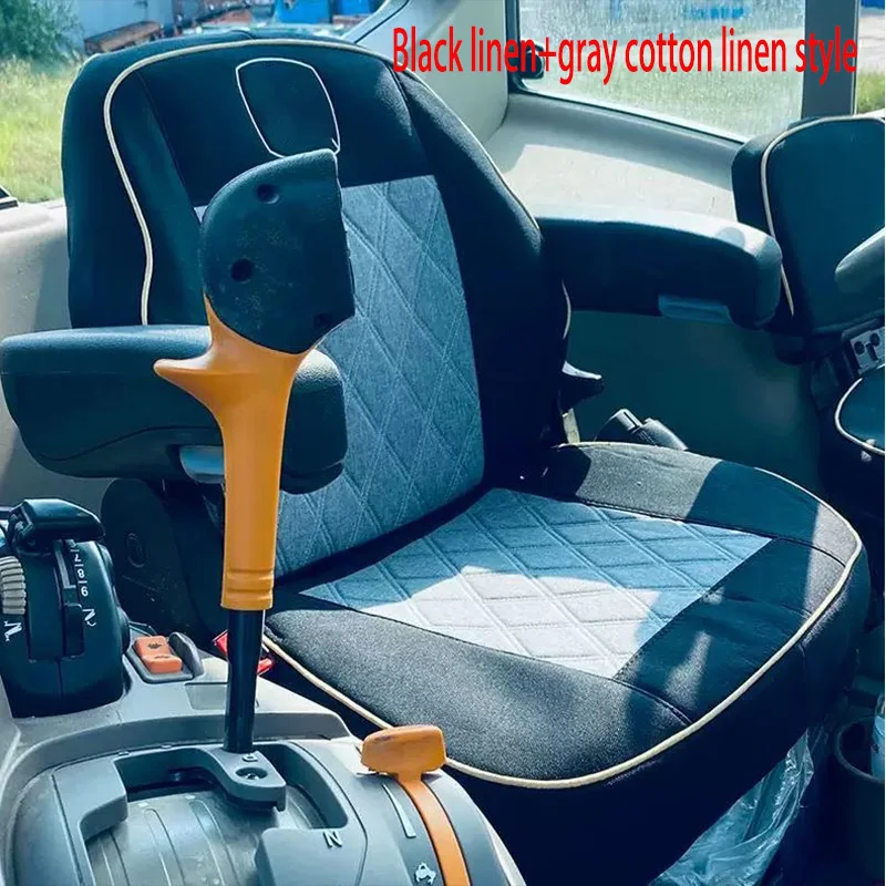 مناسبة لجون ديري غطاء وسادة مقعد جرار 6M2104/6E1504/6B1404/6B1204 غطاء مقعد مغلق بالكامل #2