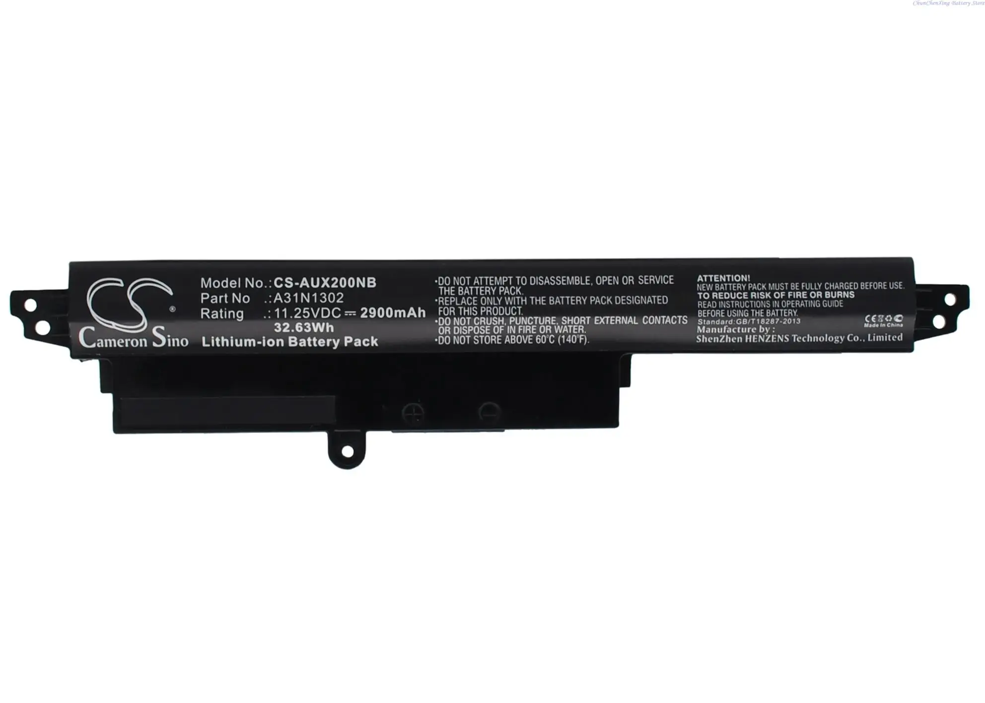 100% nueva batería para portátil 11,25 V 2900mAh A31N1302,A31LMH2,A31LM9H para Asus VivoBook X200CA,FX200CA,F200M,F200MA,R202CA,X200MA