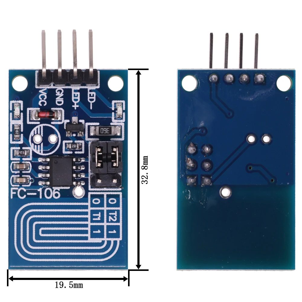 Ttp223 ttp224 Touch-Key-Schalter modul ttp226 ttp229 Berührungs knopf kapazitive Schalter Ein kanal rekonstruktion