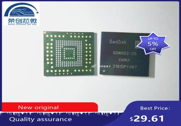  2010+   new  original  SDIN5D2-2G BGA Memory chip  SDIN5D2 2G