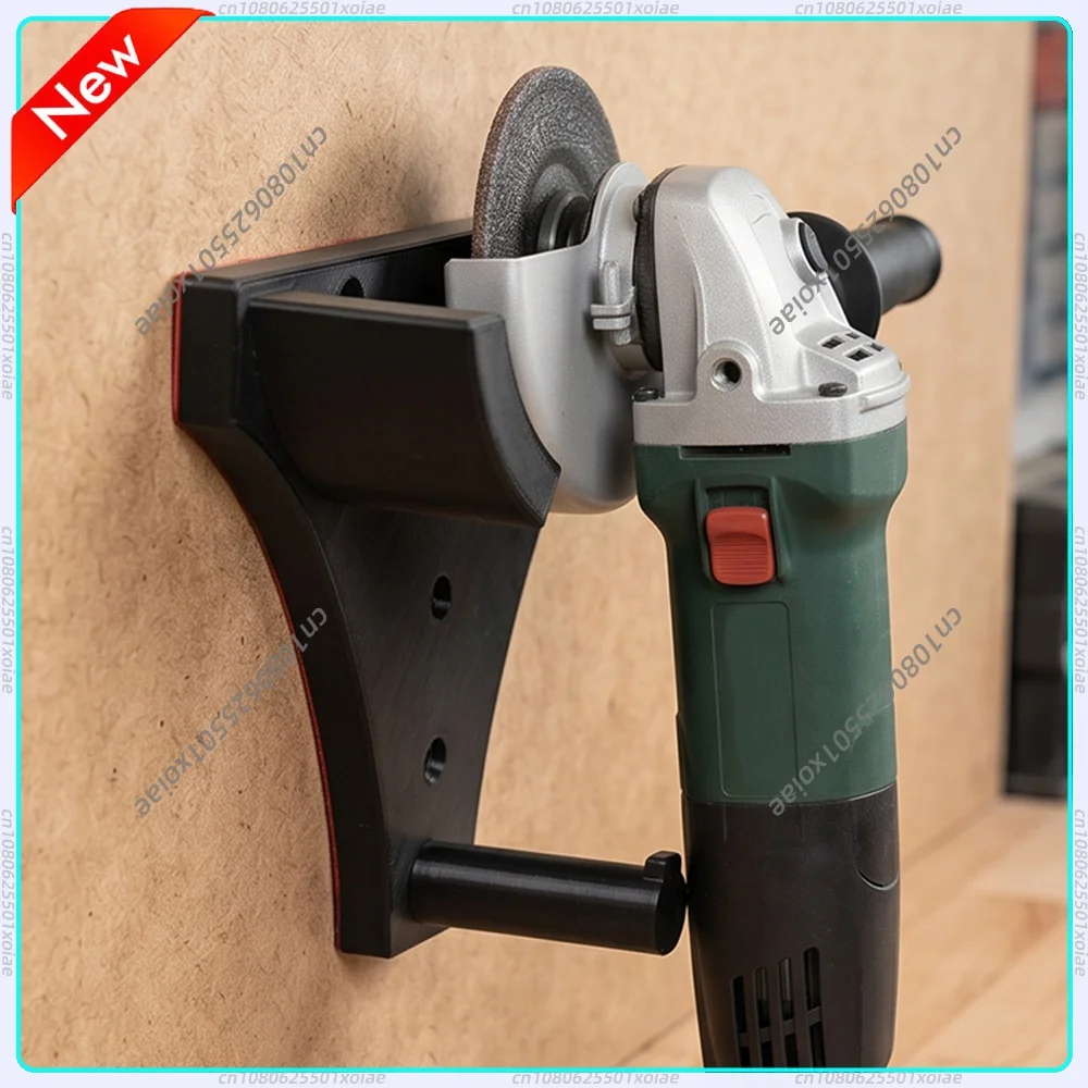 Wall Mount Angle Grinder Holder with Disc Storage Power Tool Organizer Wall Mount Tool Rack for Workshop Garage Garden Use