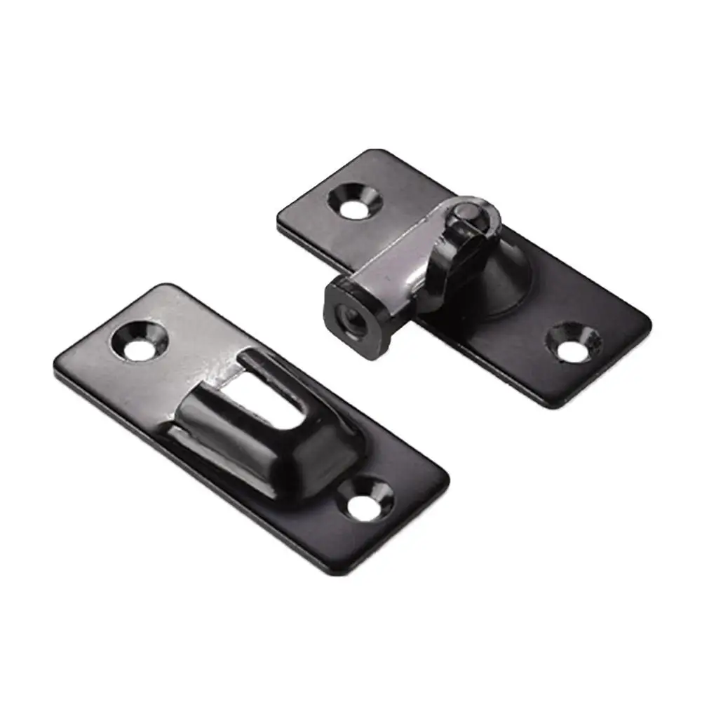 90 Degree Right Angle Door Lock Buckle Safety Door Lock Bolt Stainless Steel Door Latch For Sliding Door Wooden Fences Windows ﻿