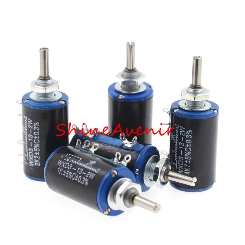 10PCS XINGHUO WXD3-13-2W precision multi turn potentiometer WXD3-12 1K/2.2K/3.3/4.7K/10K/22K/47K