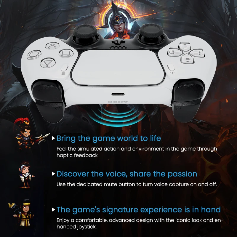 PlayStation Ps5 Original DualSense Wireless Controller for Sony PS5 gaming console