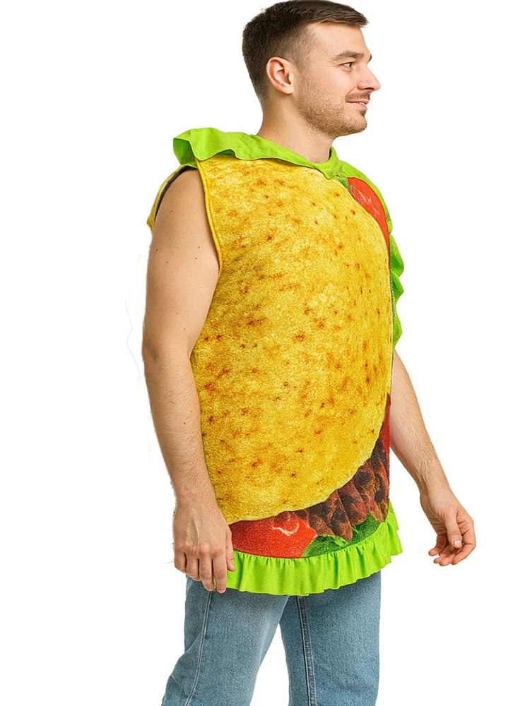 

loween Food Par Role Plang Costume Cany Annual Meeting Funny Cartoon Chien Roll Costume Women's Ethnic Wear