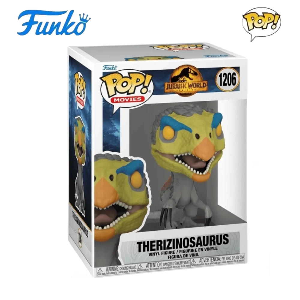 

Funko Pop Therizinosaurus 1206 Figures Jurassic World 3 Dinosaur Figure Limited Edition Figurine Collectible Model Toy Gift