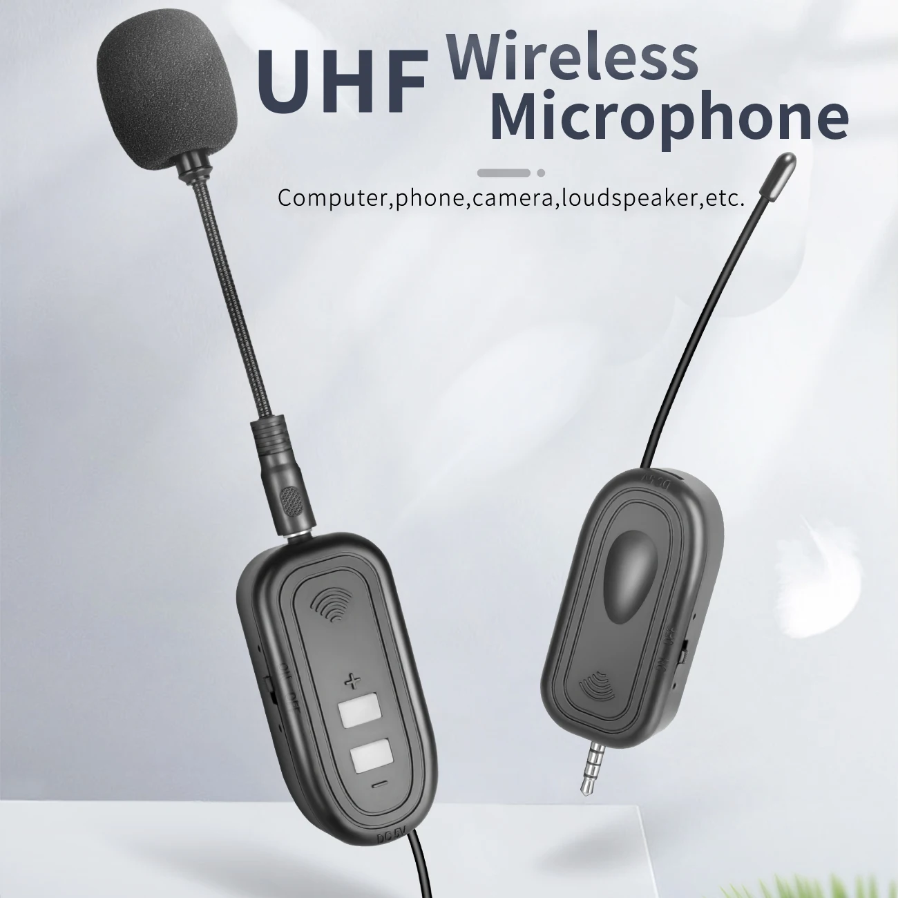 Wireless Microphone Headset Depusheng X1 UHF Handheld Loudspeaker Set For Voice Amplifier/high-power Speaker/mixer/karaoke