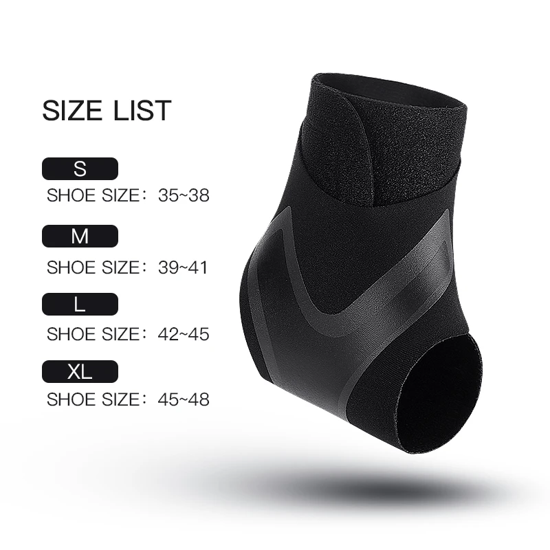 1PC Adjustable Ankle Support Pad Ankle Sleeve Pressure Anti-Spinning Elastic Breathable Support Fitness Sports Safety Prevention image 5