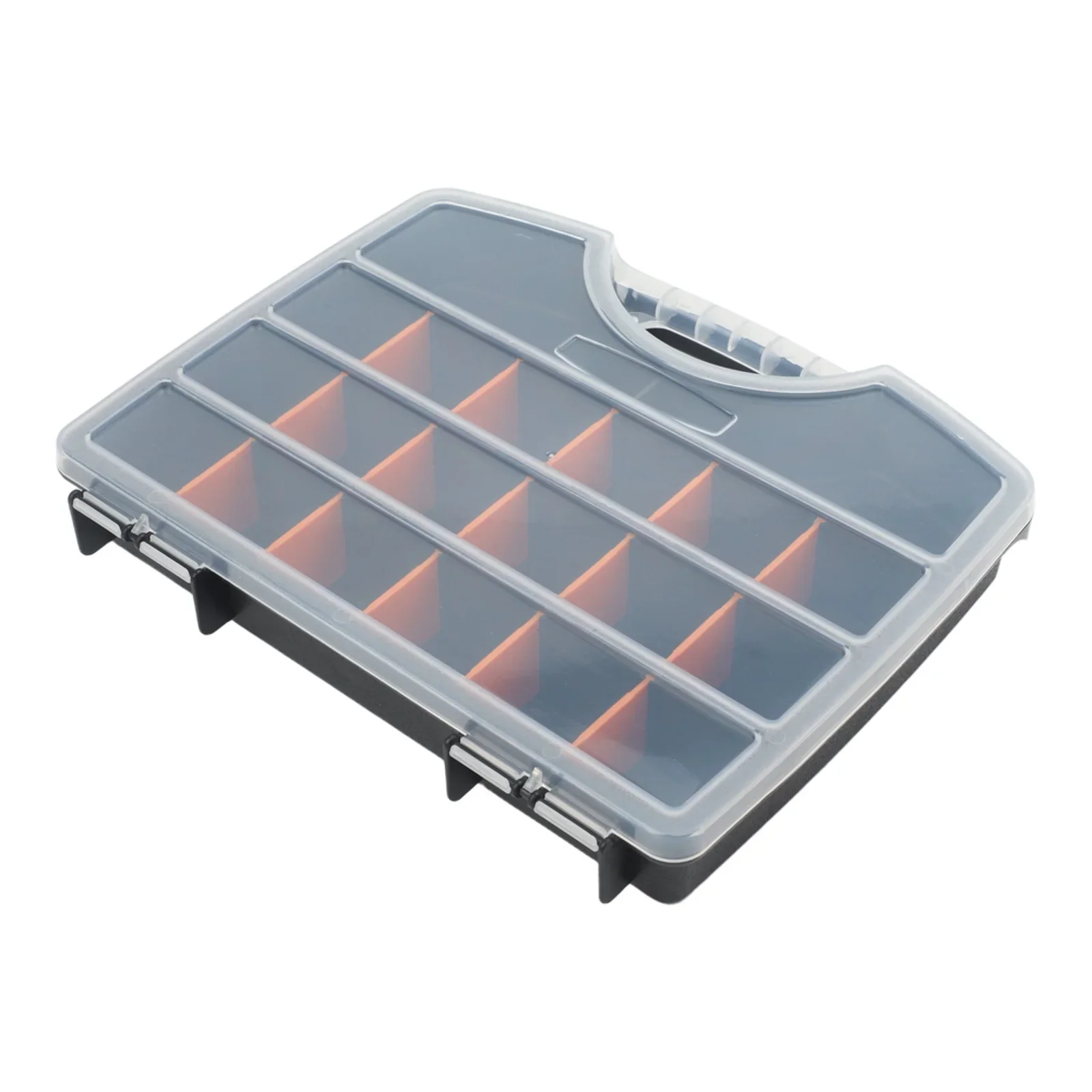 Portable Tool Case Removable Dividers PP Material Organizes Small Parts Efficient Storage For Fishing Tackle Portable