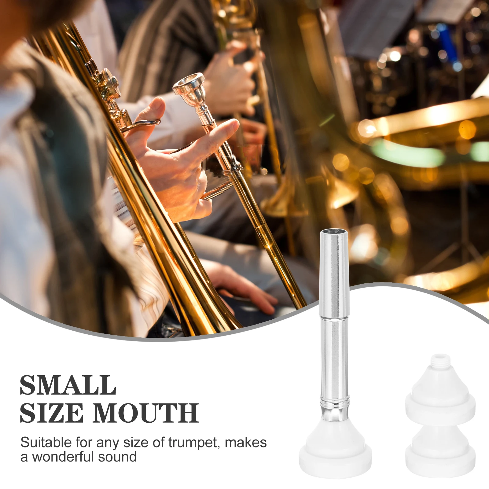 

Trumpet Mouth Set Music Instrument Replacement Mouthpiece Musical Accessories Gear
