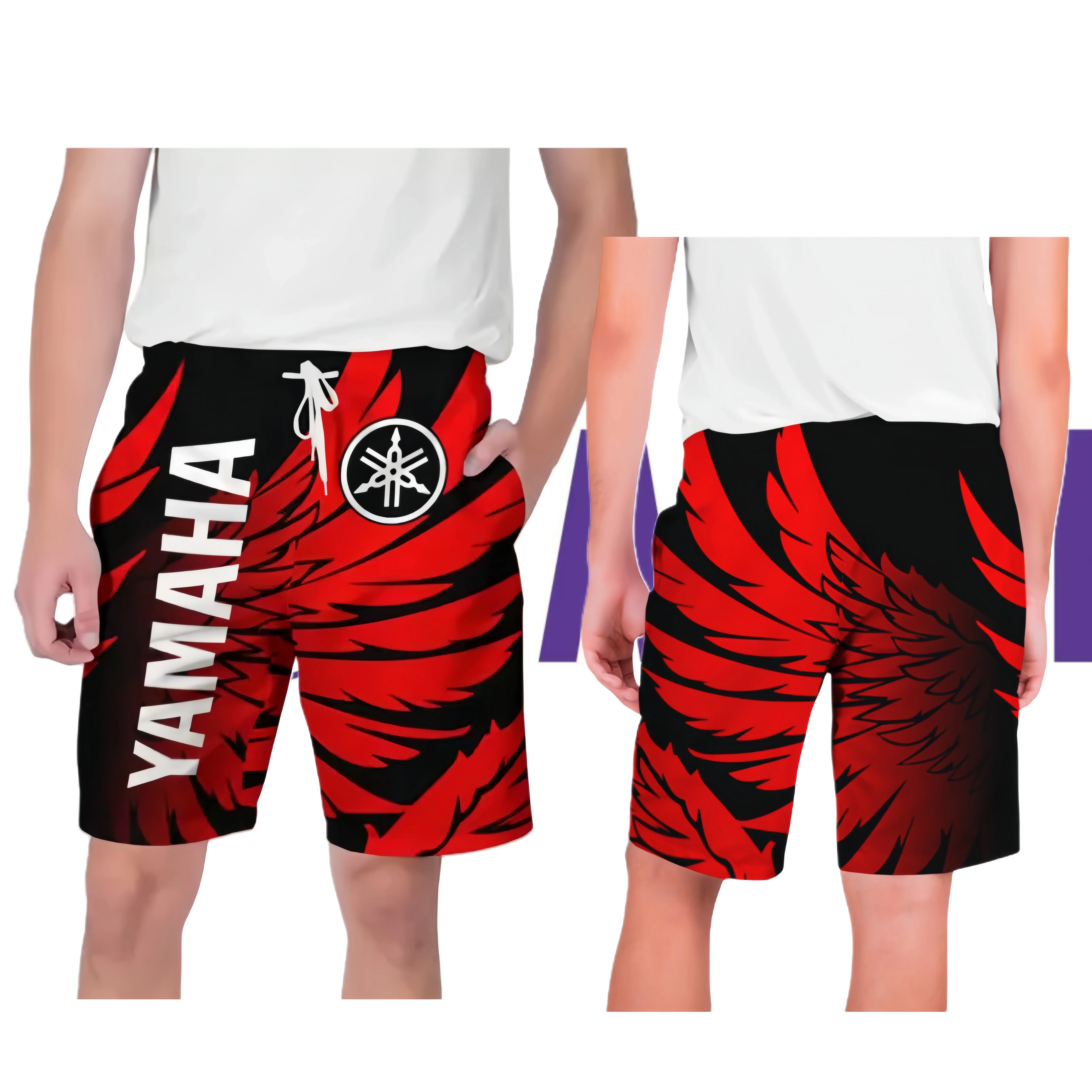 

25/26 Последние популярные шорты Yamaha для любителей мотоциклов, модные спортивные шорты, дышащие, быстросохнущие шорты для взрослых и детей