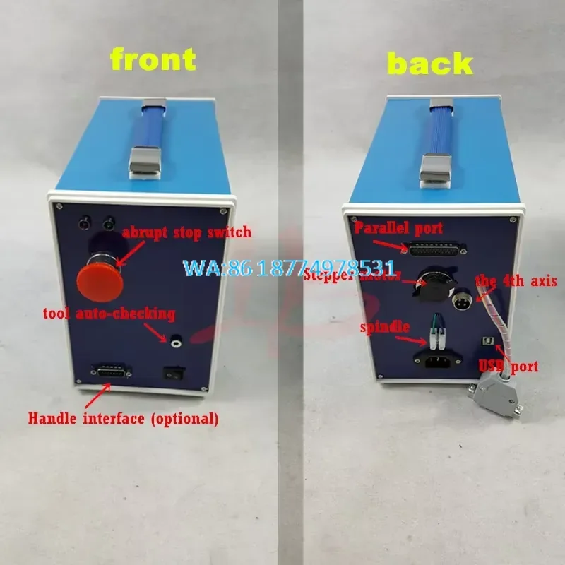 Wmwmnu for 3 Axis 4 Axis Mini Cnc Router Milling 2030 2 in 1 with Parallel and Usb Port