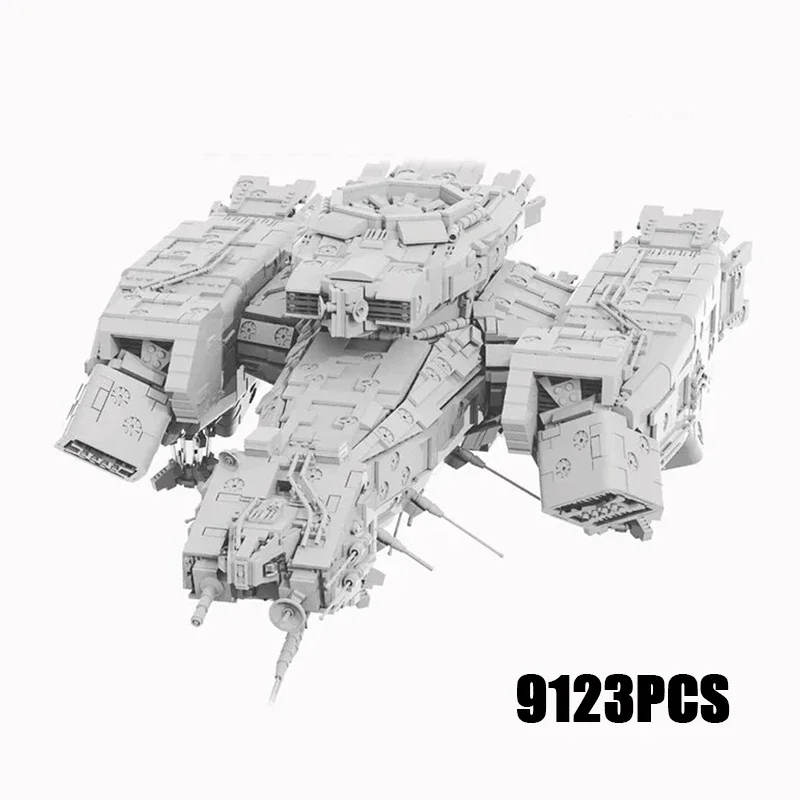 Moc Building Bricks Military Weapon Model Aliens Spacecraft Technology Modular Blocks Gifts Toys For Children DIY Sets Assembly