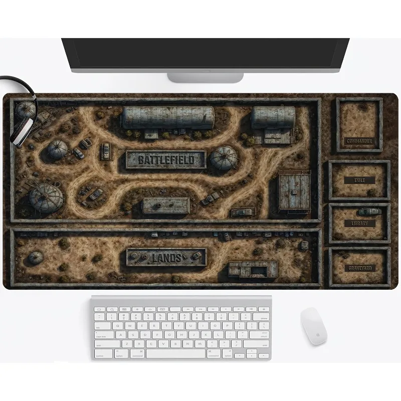 

1 "Fallout Wilderness" large gaming mouse pad & keyboard pad, durable office and home gaming table mat, wilderness theme