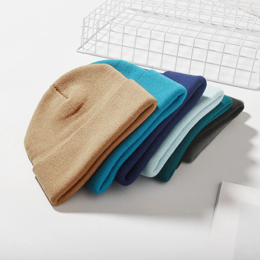 Personalisierte benutzerdefinierte Beanies Hüte mit Stickerei Text Logo für Männer Frauen warme Winter gestrickte Manschette Beanie Cap Dropshipping – Detail 11