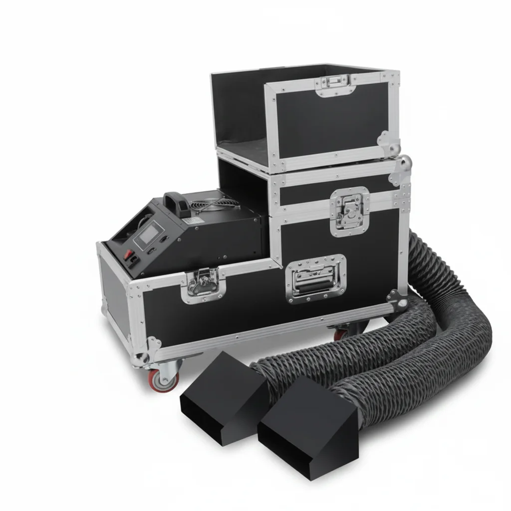 Dual output water-based low fog machine, remote control  supply smoke machine