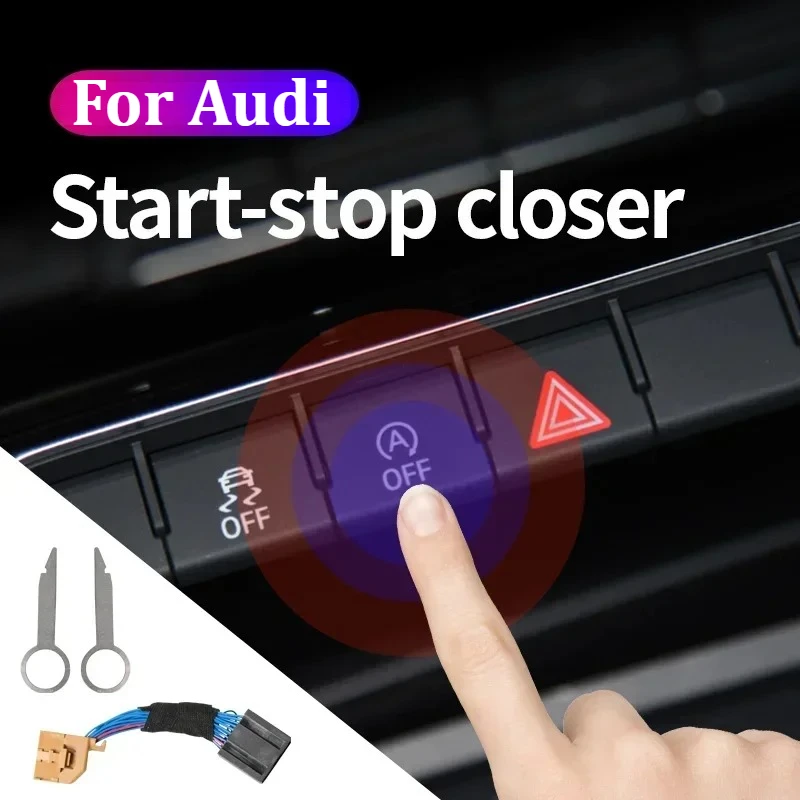 

For Audi A3 8Y 2021 2020 Sportback Limousine Sedan Engine Start-Stop Canceller Switch Default Closer System Interior Plug Cable
