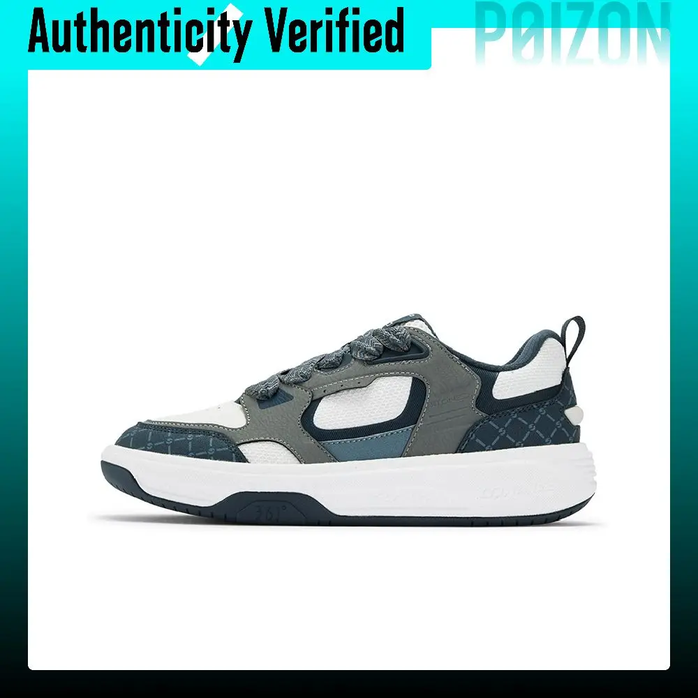 361° Boat Slip Resistant And Breathable Low top Casual Shoes Men's White Blue 672616614/