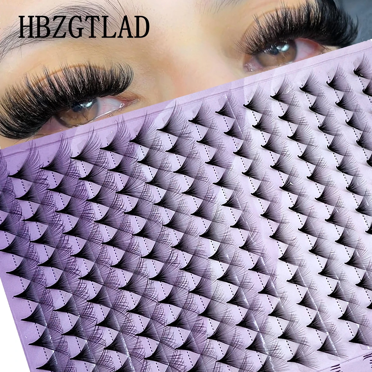 Premade Fans Eyelash Extensions 0.05mm Super Big-Fans 8-15mm Volume Lash Extensions Thin Base Handmade Eyelash Realistic Lashes