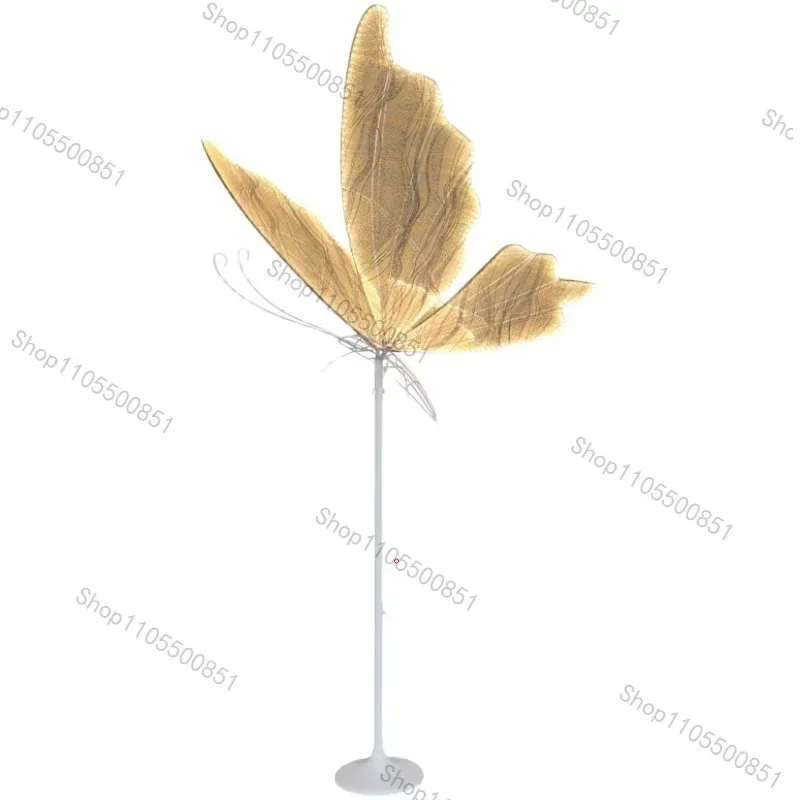 LED Butterfly Wings Hanging Ornament, Glowing Ceiling Decor for Wedding Stage & Runway, Event Photo Booth Backdrop