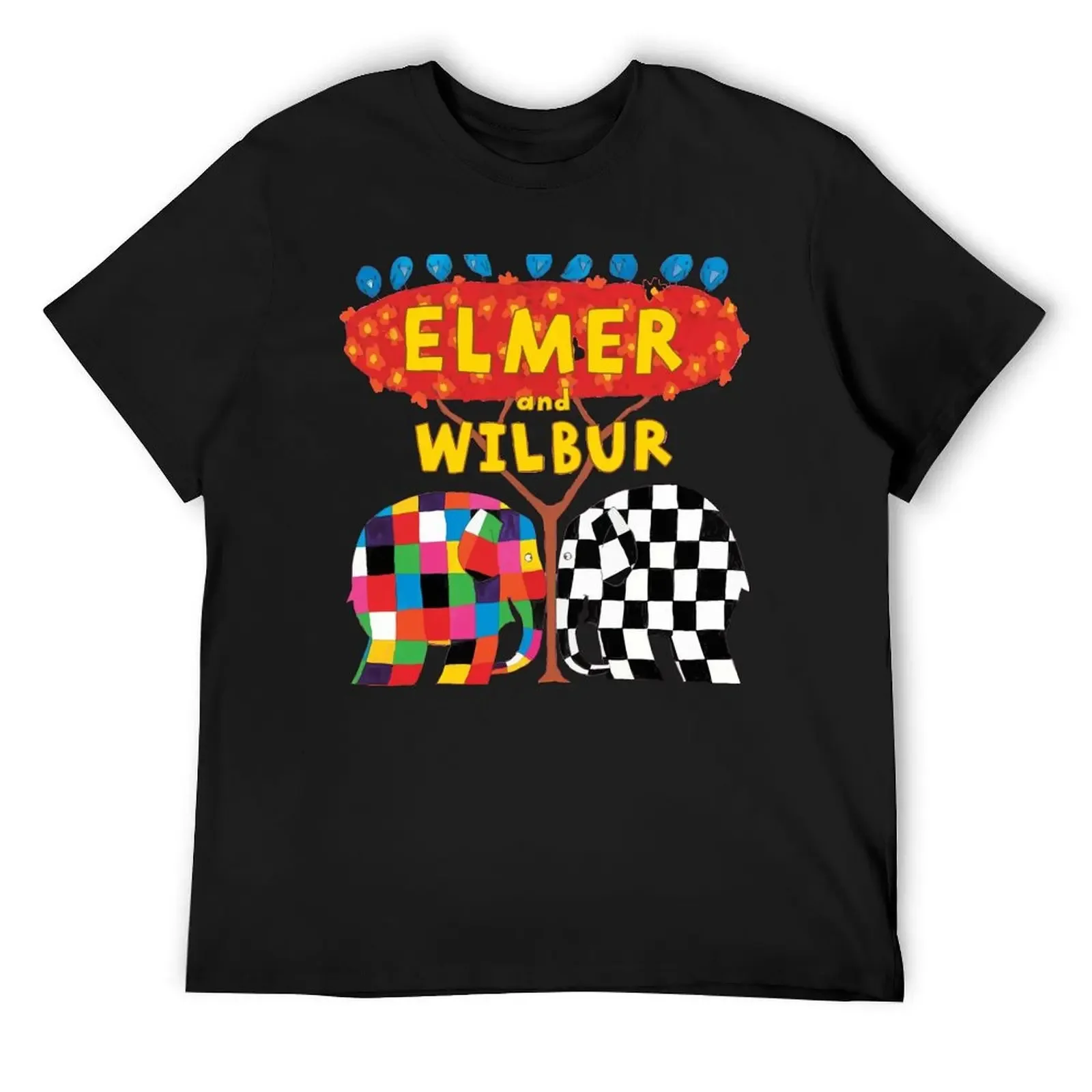 Elmer and Wilbur T-Shirt Short sleeve tee anime stuff summer top oversized t shirt oversized t shirts for men