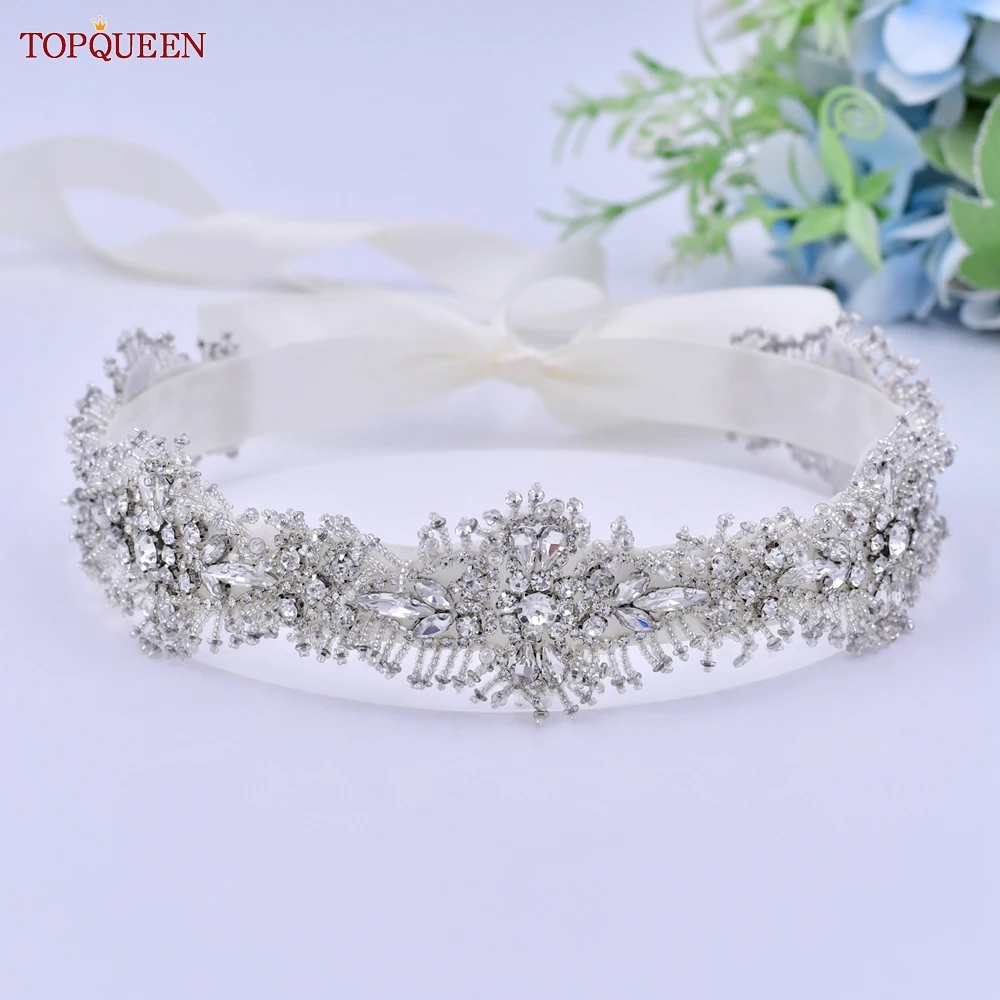 Topqueen s117 cinto fino strass cinto delicado cinto feminino designer noiva cinto borla acessórios de casamento