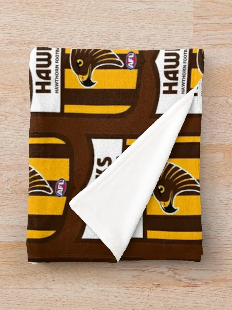 Hawks Hawthorn Club Throw Blanket Extra Large Throw Blanket