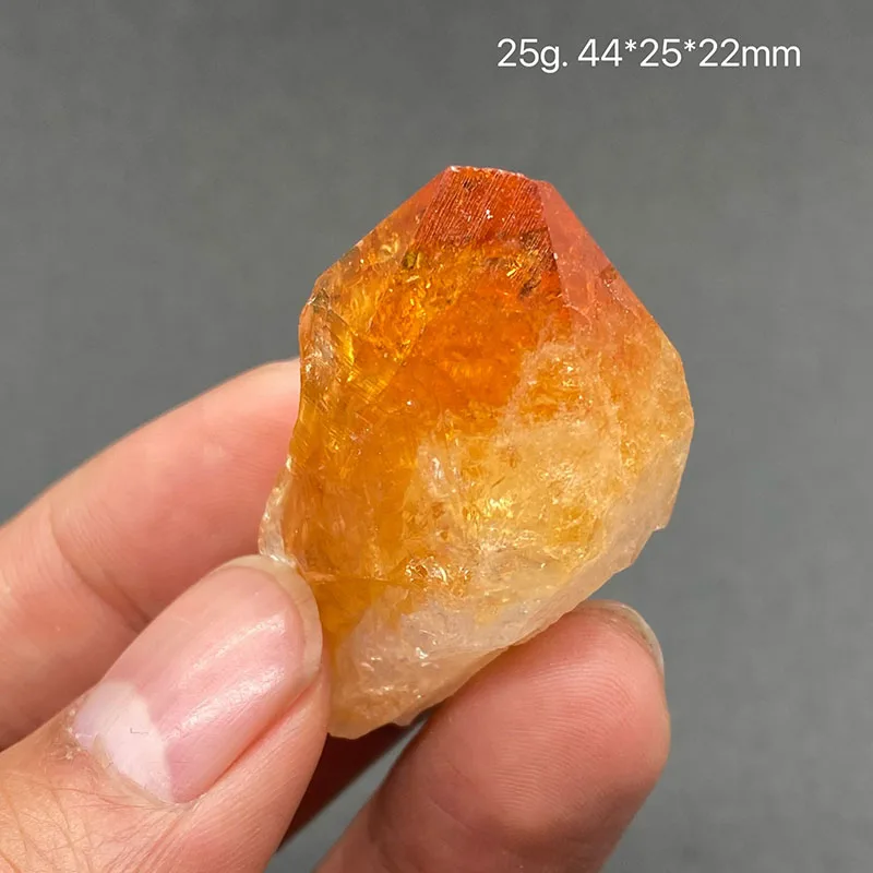 100%  Natural citrine Mineral Specimens Stones and Crystals Healing Crystal from China