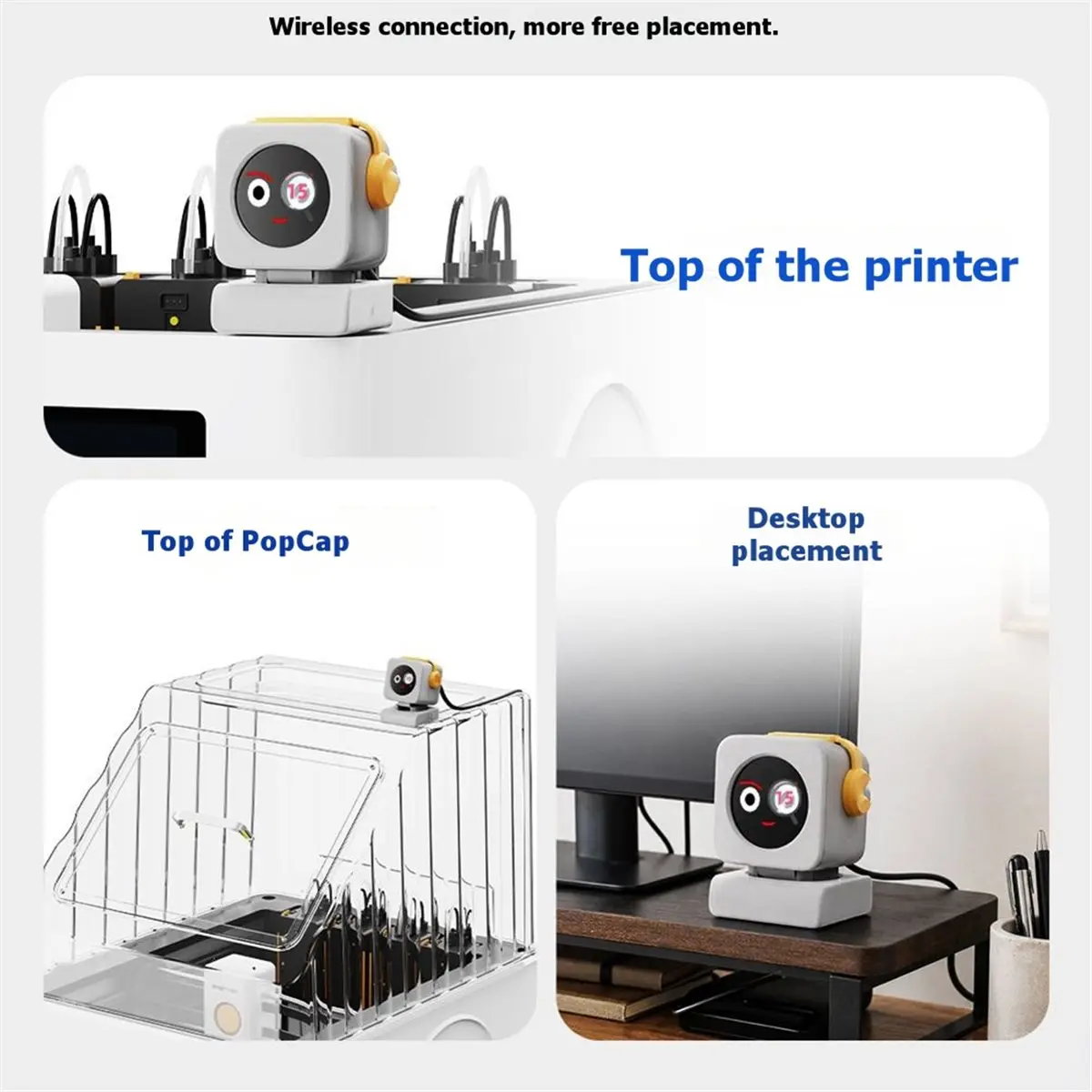 PopKnomi Smart Status Screen Upgrade Display Compatible for U1 3D Printer Accessories(Machine Not Included)