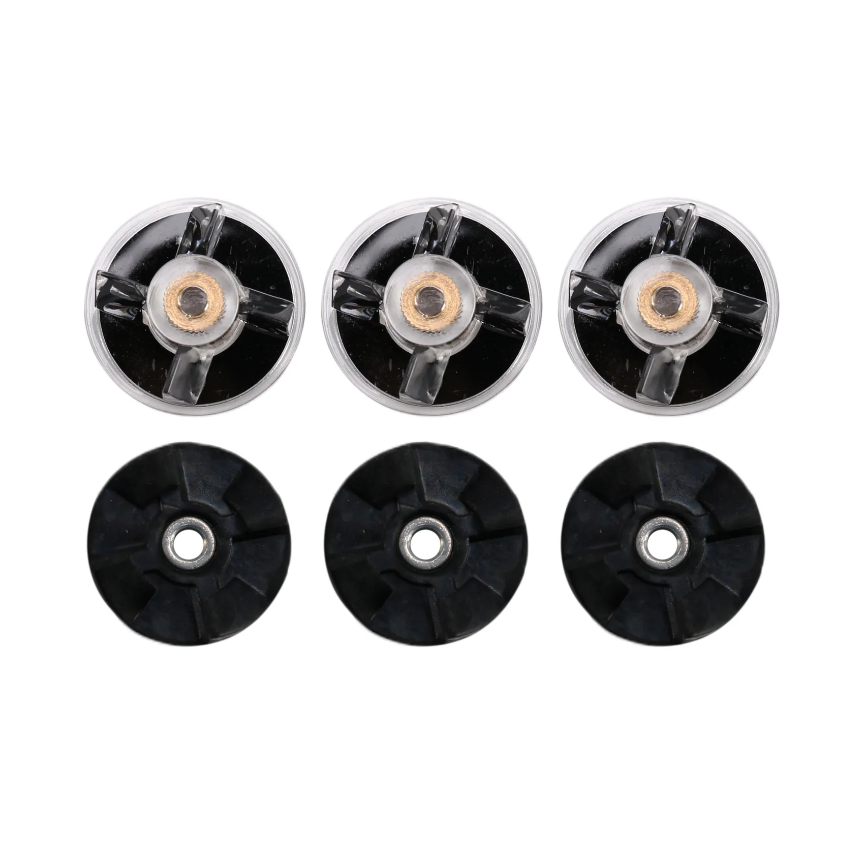 6 piezas de repuesto de engranaje base y engranaje de cuchilla, compatibles con licuadoras Magic MB1001 de 250 W