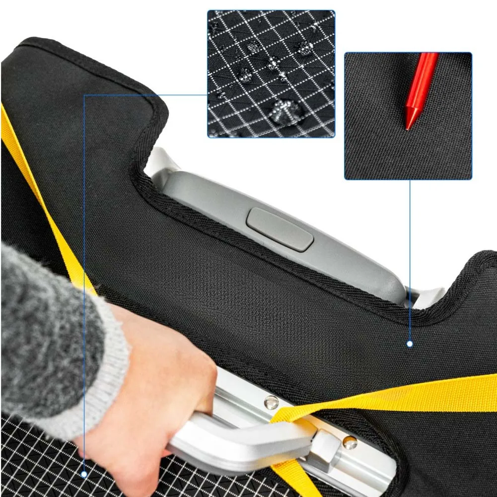 For Travel For Winter Sports Black Snowboard Bag Scratch Resistant Adjustable Attachment Strap Easy To Install