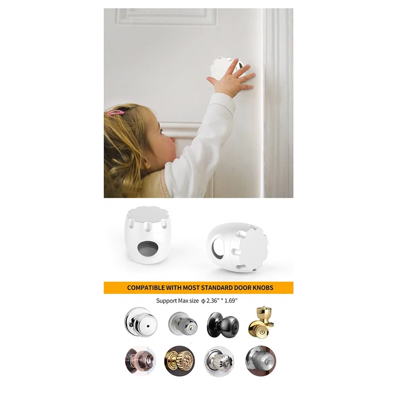 

AB42-для детской плиты для детей, дверные замки, защитные ручки, ручки, чехлы, 4 шт., защита для дома для детской безопасности