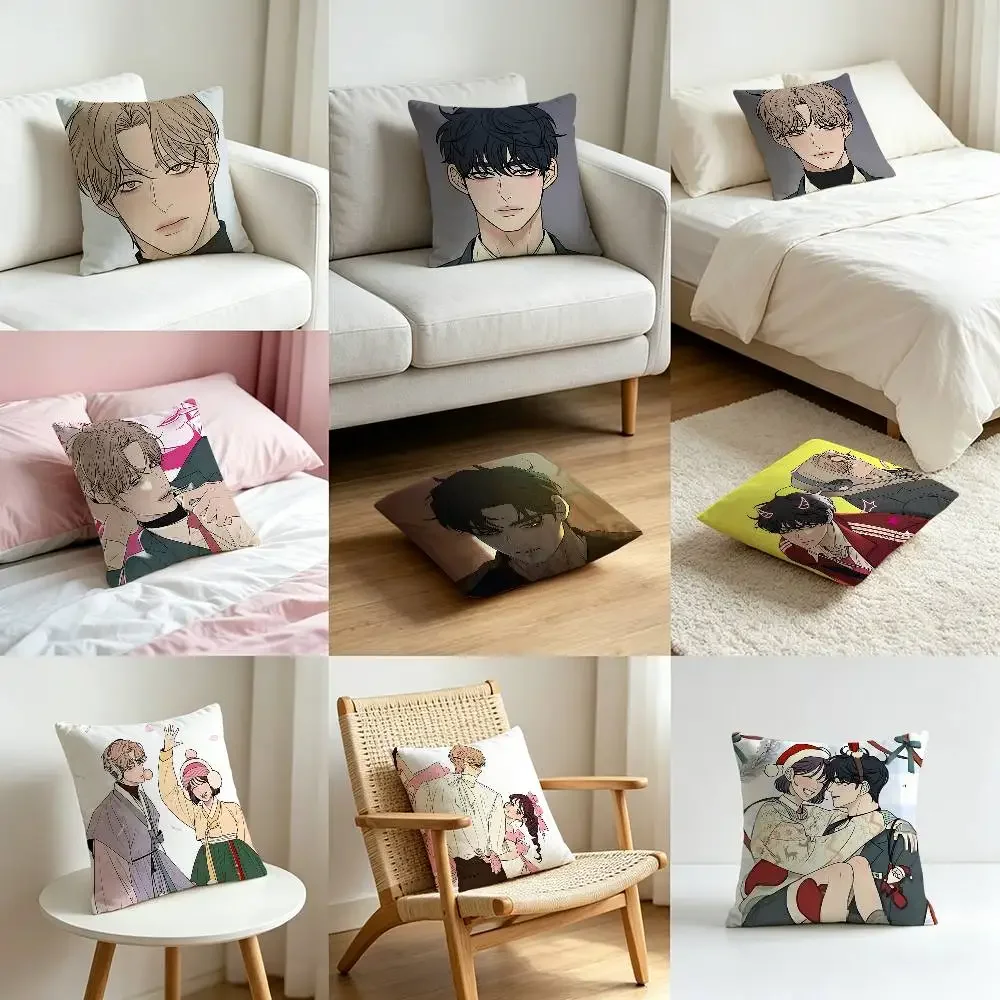 Manhwa Operation True Love Customizable Square Pillowcases, Stylish And Soft, Perfect For Beds, Cars, And Sofas.